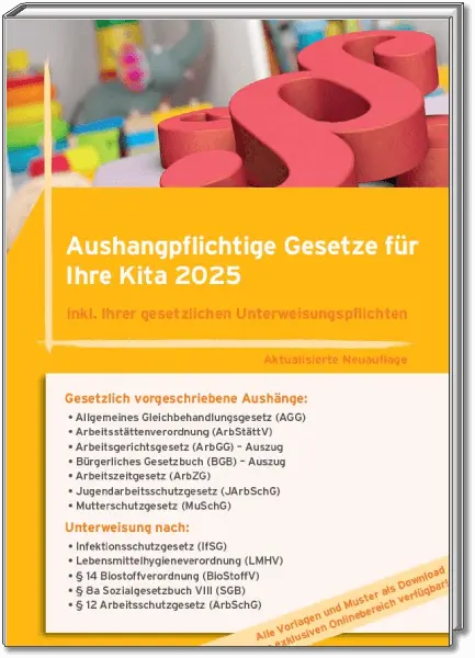Aushangpflichtige Gesetze für Ihre Kita 2025