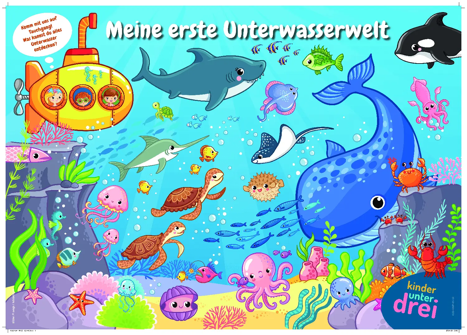 Poster Meine Erste Unterwasserwelt PRO Kita Poster Meine Erste Unterwasserwelt PRO Kita