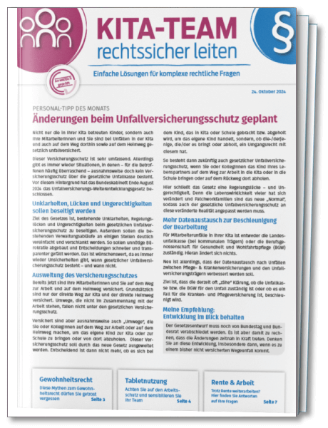 Kita-Team rechtssicher leiten