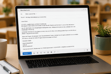 E-Mail an Eltern von Kita-Leitung