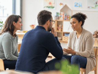 Anspruchsvolle Eltern in Elterngespräch