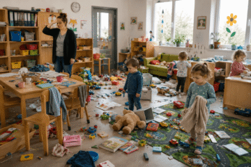 Chaos in Kita-Räumlichkeiten