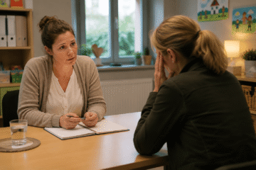 Ernstes Elterngespräch wegen Vermutung auf Vernachlässigung des Kindes